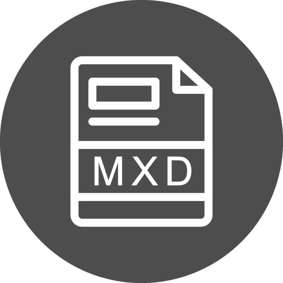 mxd creativo icono diseño vector