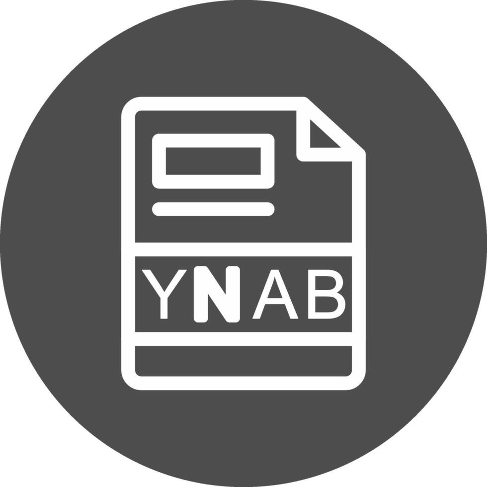 ynab creativo icono diseño vector