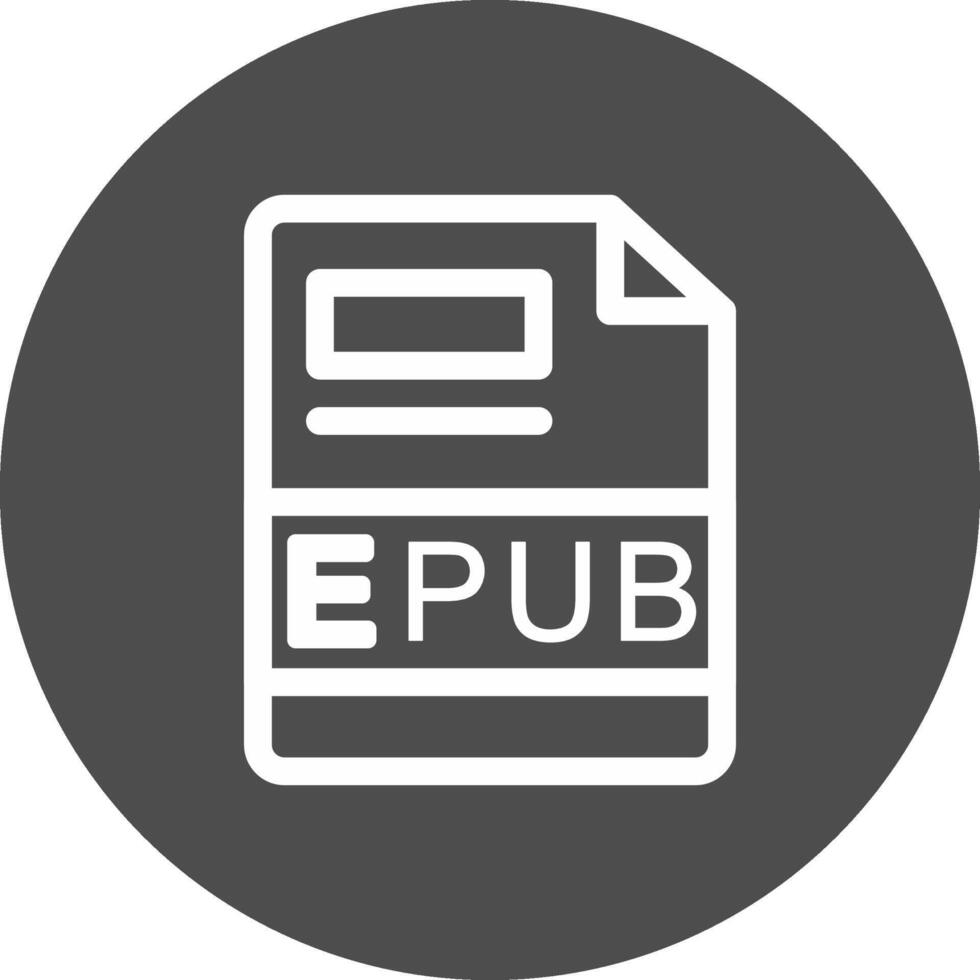 EPUB Creative Icon Design vector
