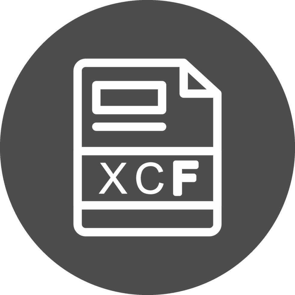 XCF Creative Icon Design vector