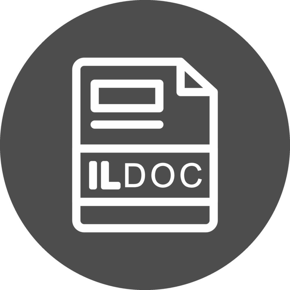 ildoc creativo icono diseño vector