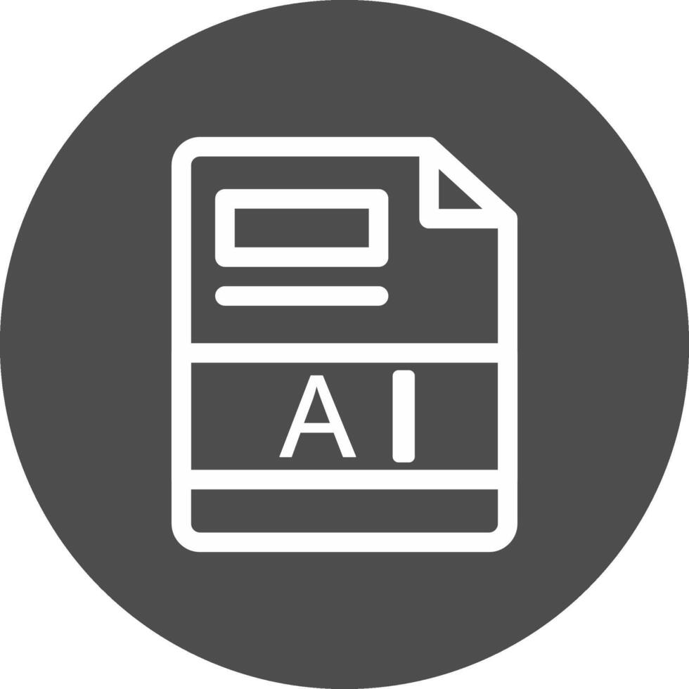 AI Creative Icon Design vector