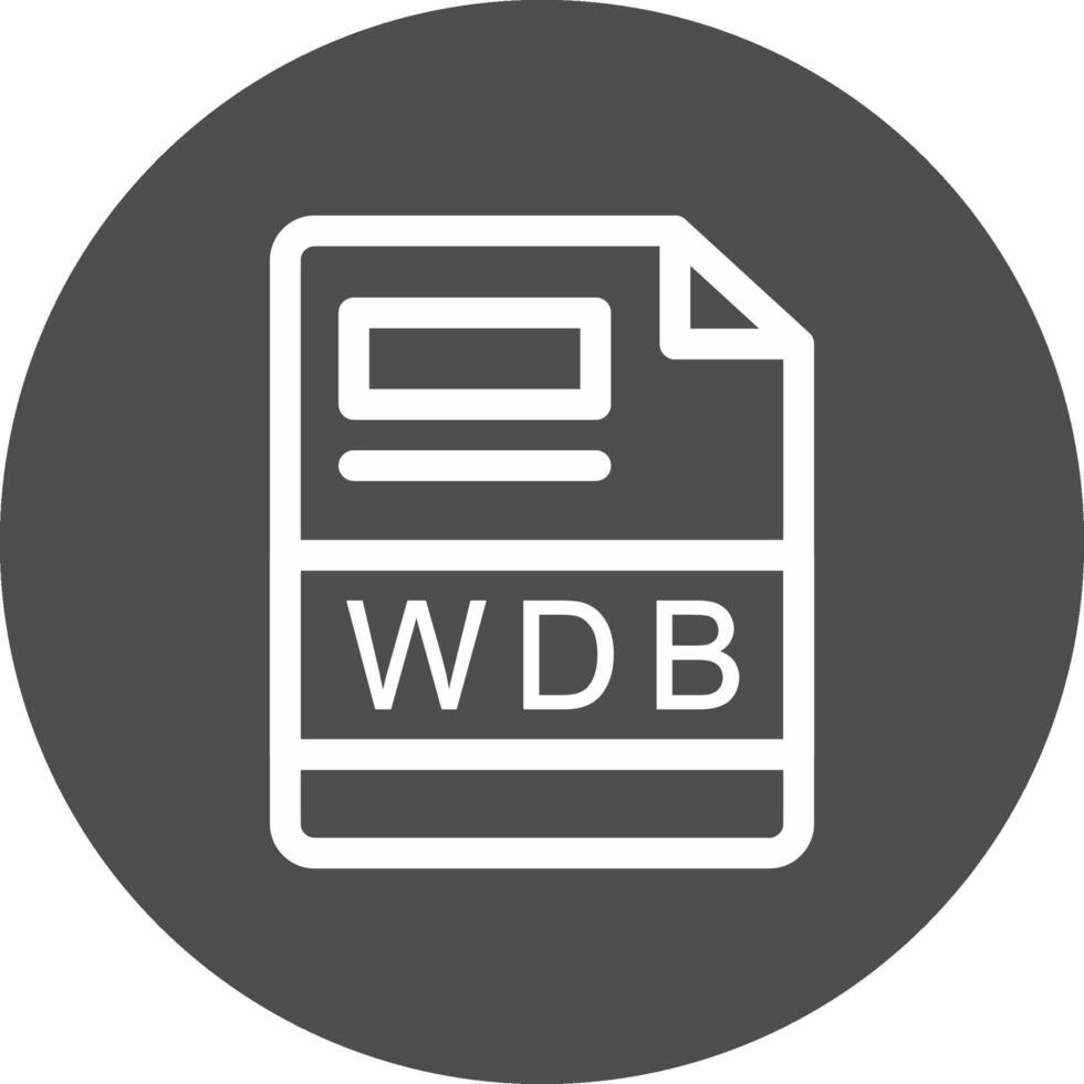 wdb creativo icono diseño vector