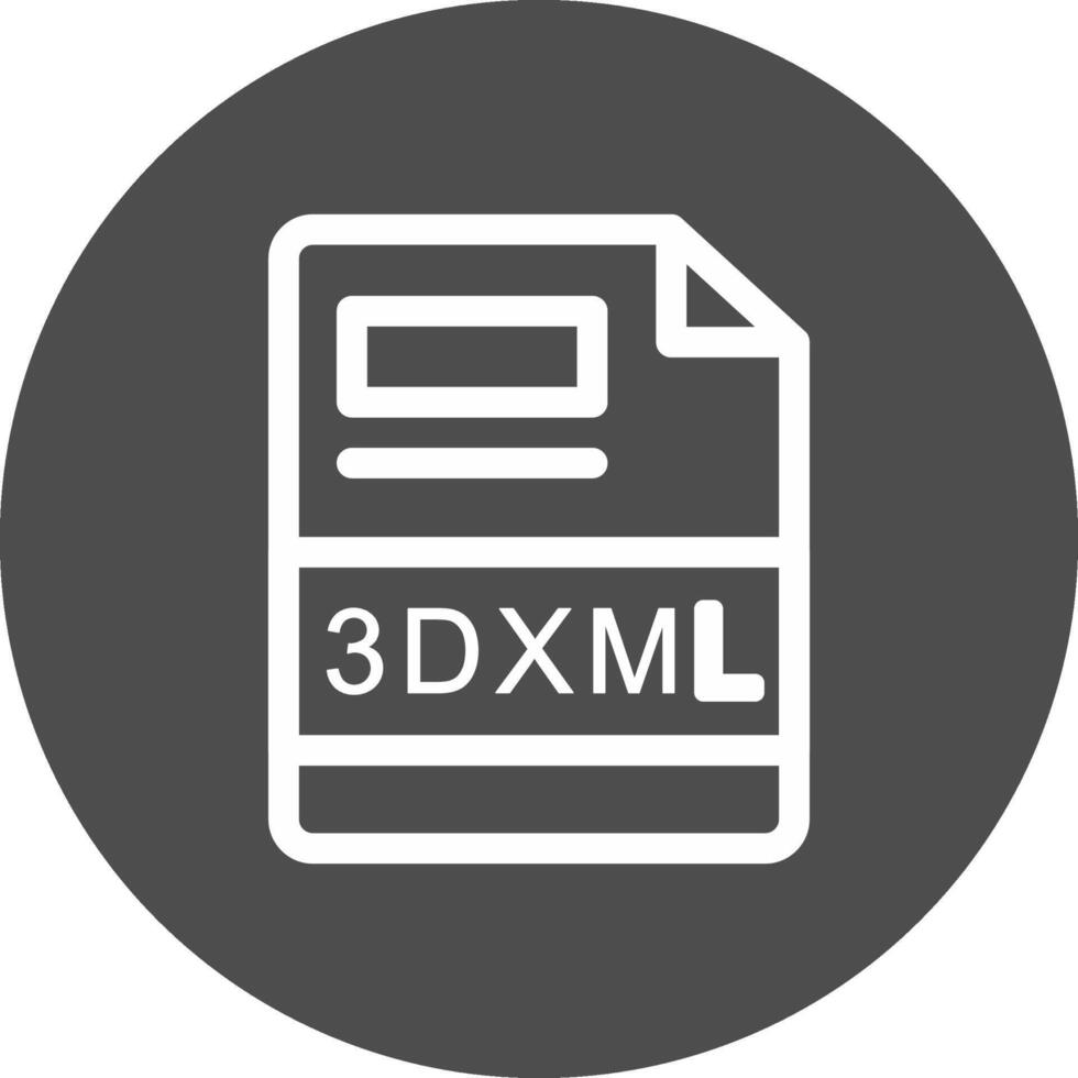 3dxml creativo icono diseño vector