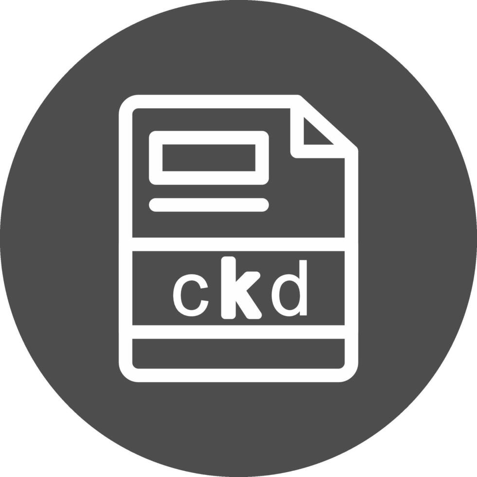 ckd creativo icono diseño vector