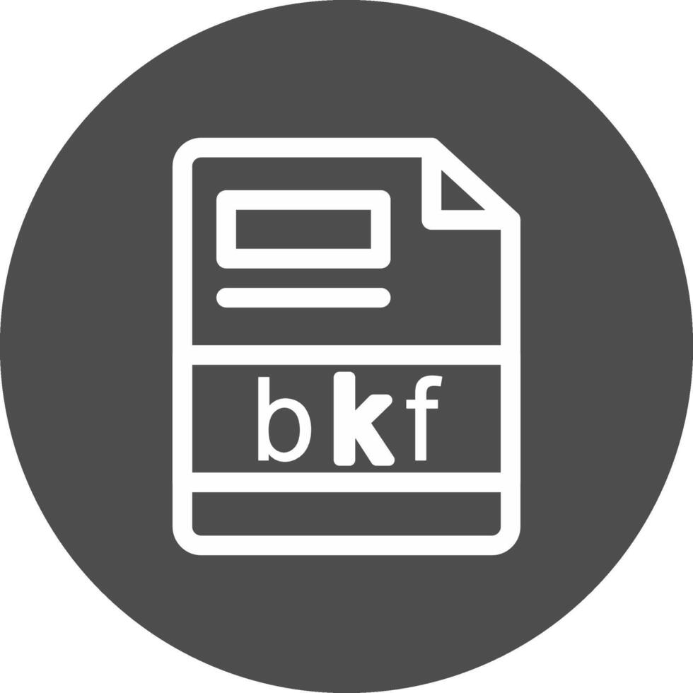 bkf Creative Icon Design vector