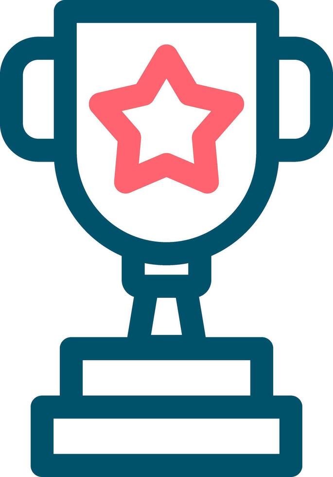 Trophy Creative Icon Design vector