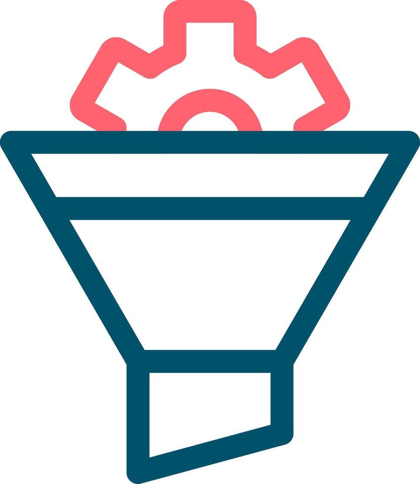 Funnel Creative Icon Design vector