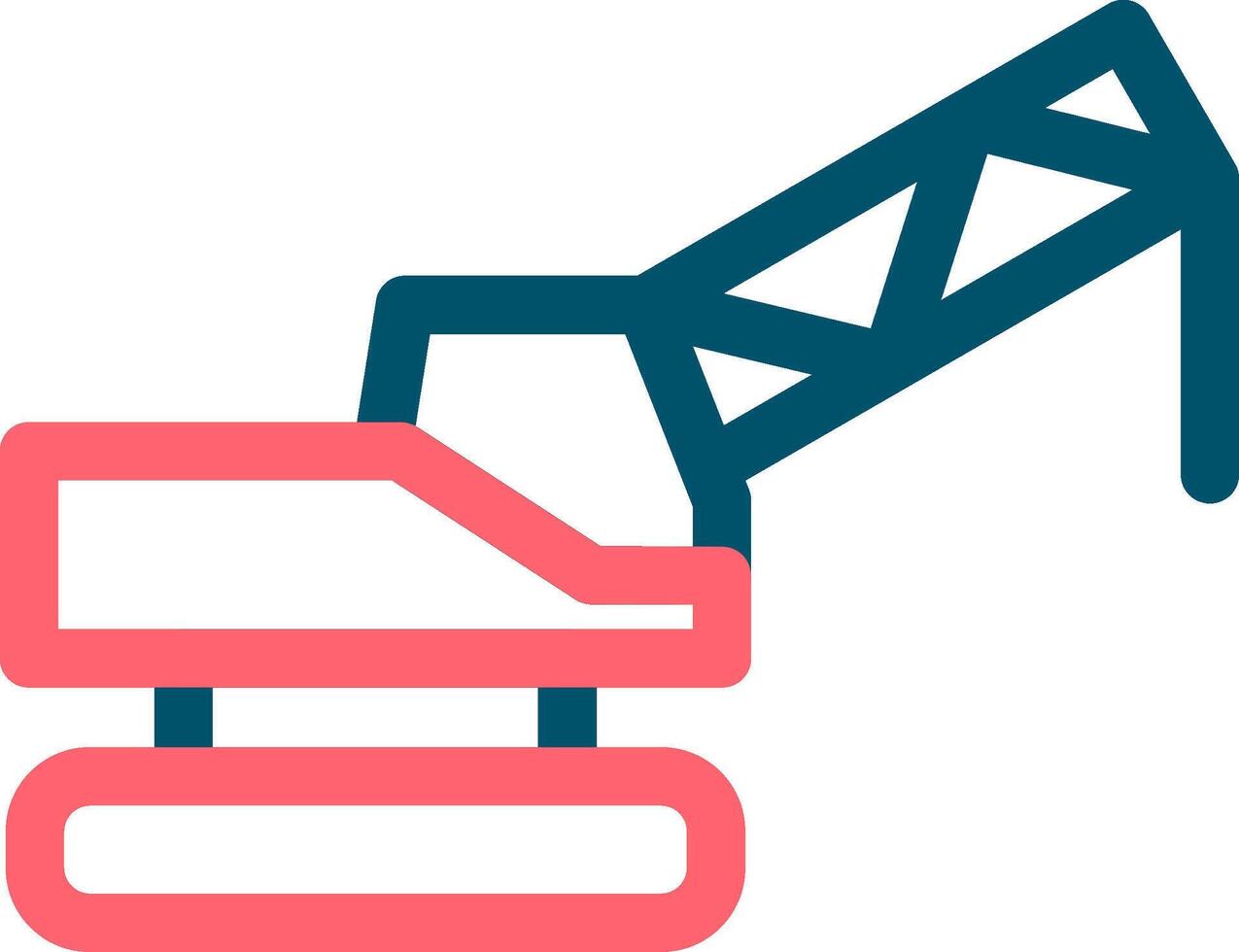 Crane Creative Icon Design vector