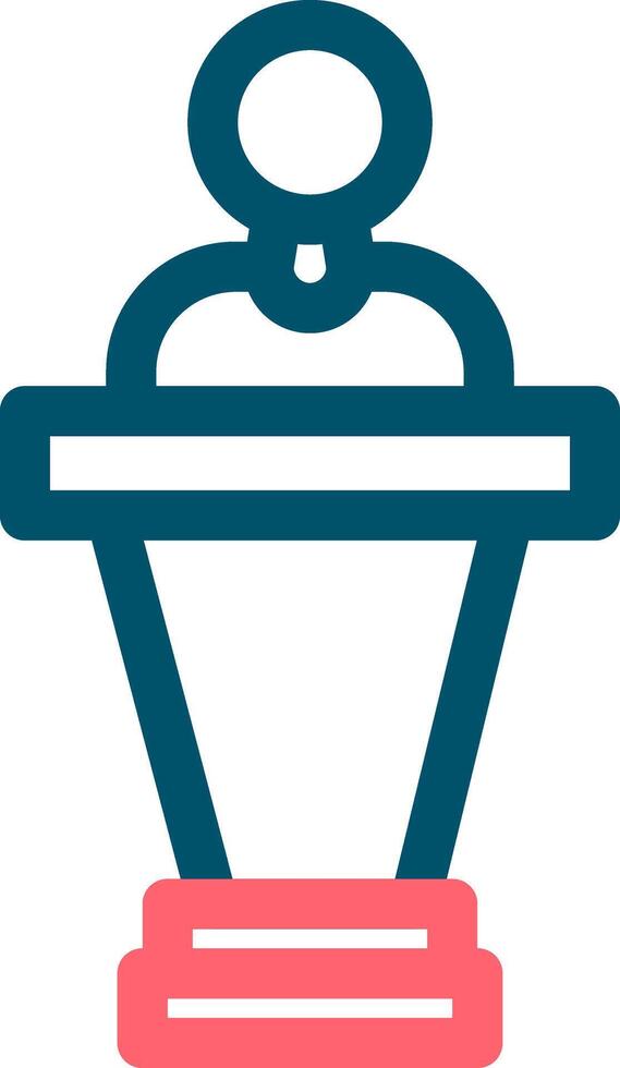 Politician Creative Icon Design vector