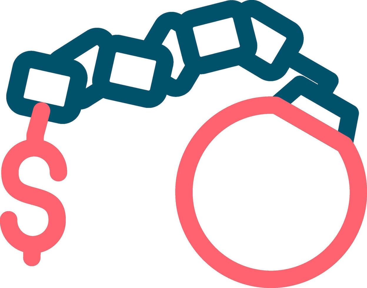 Debt Creative Icon Design vector