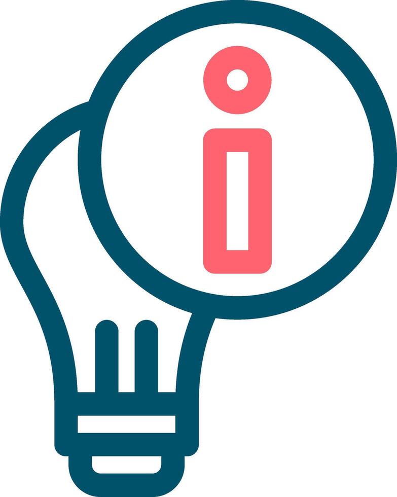 Light Info Creative Icon Design vector