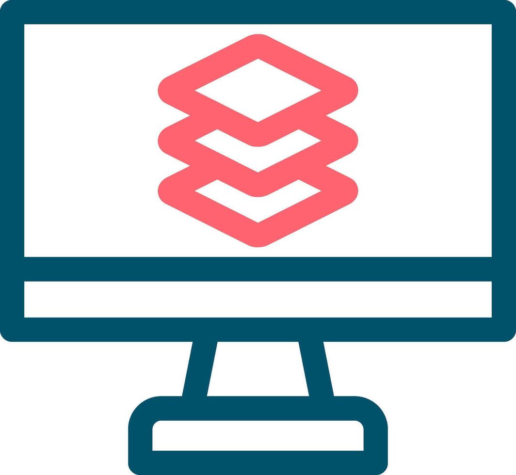Layers Creative Icon Design vector