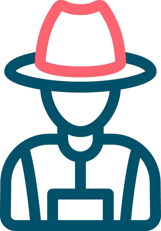 Farmer Creative Icon Design vector