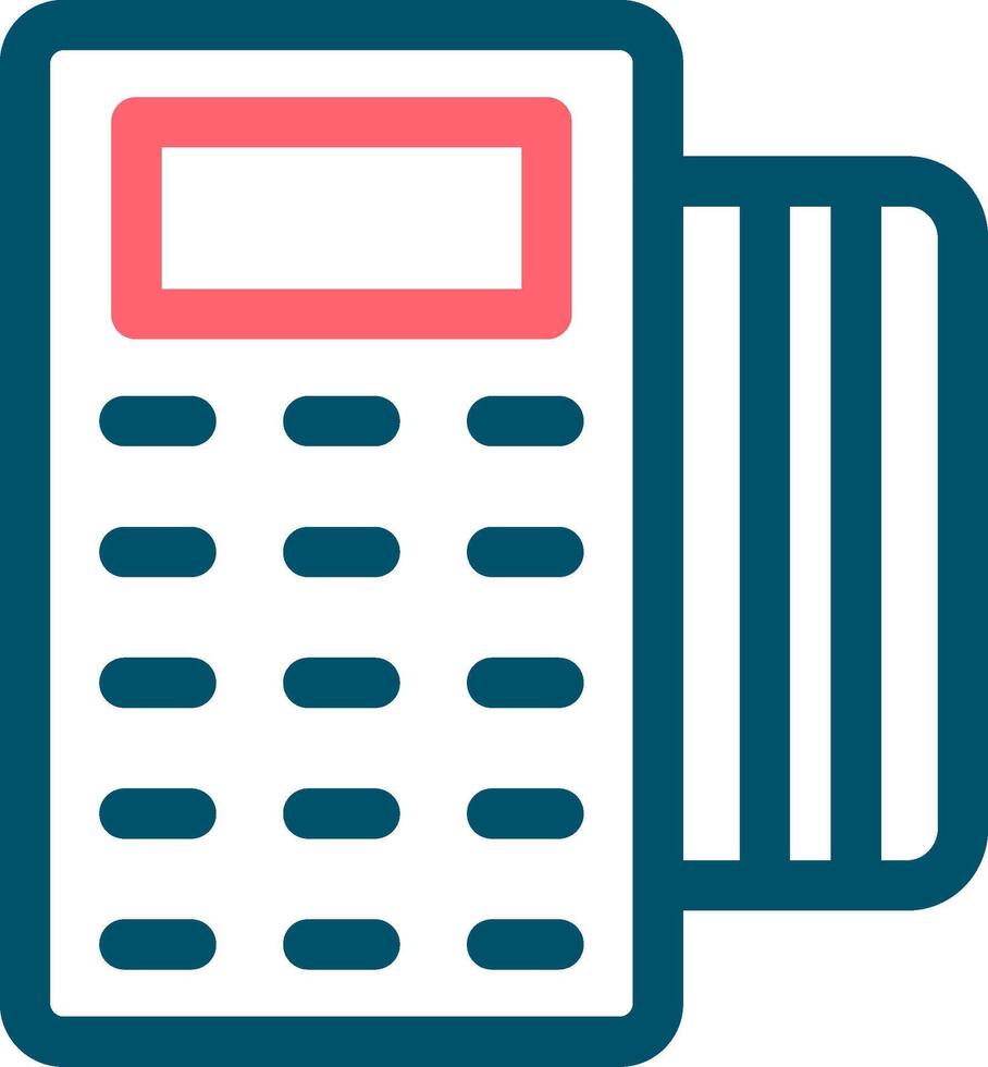 Pos Terminal Creative Icon Design vector
