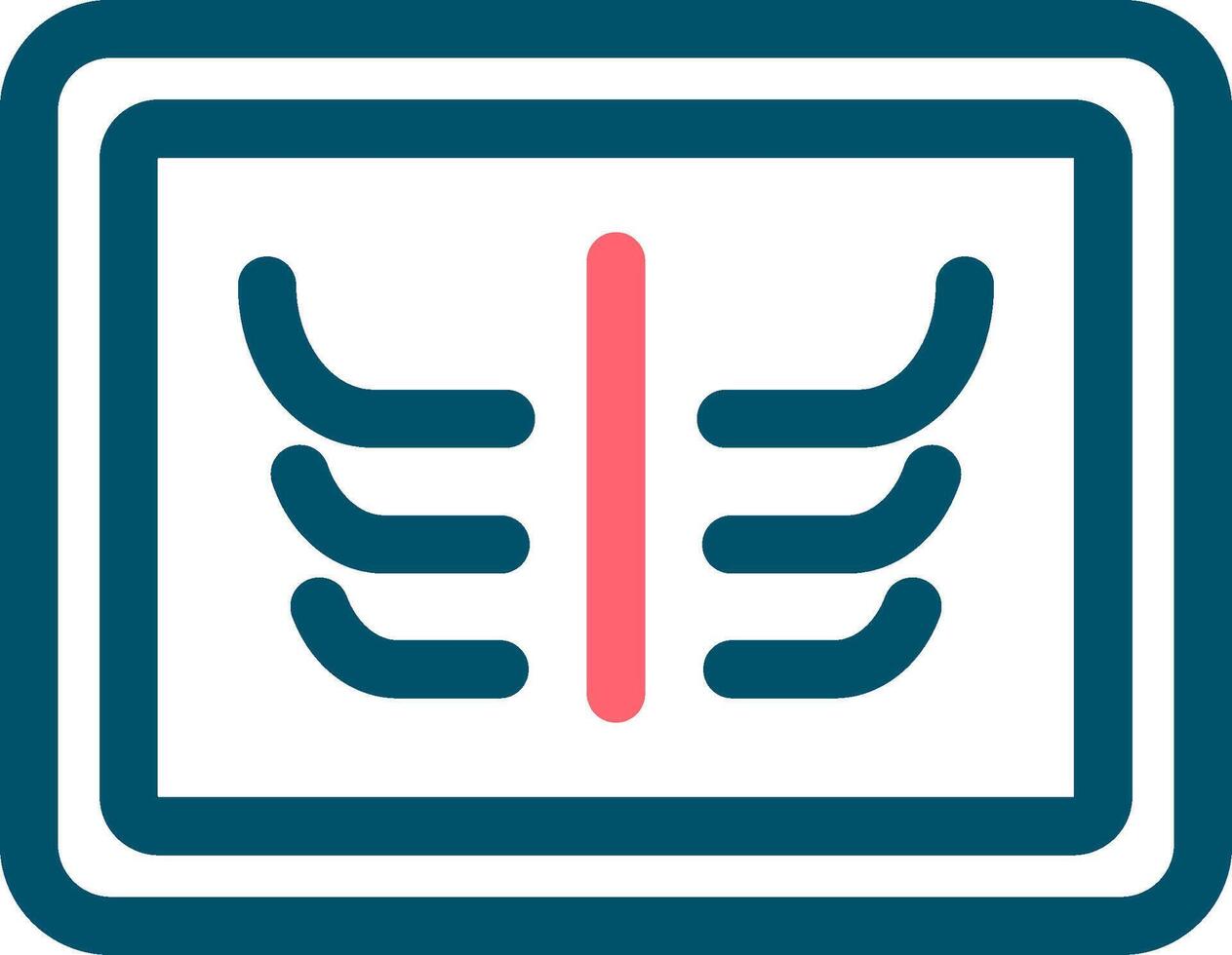 X Ray Creative Icon Design vector
