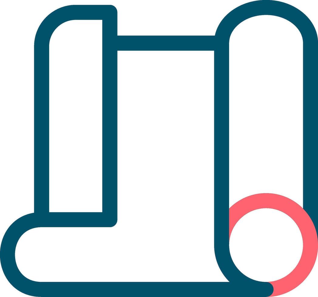 Paper Roll Creative Icon Design vector