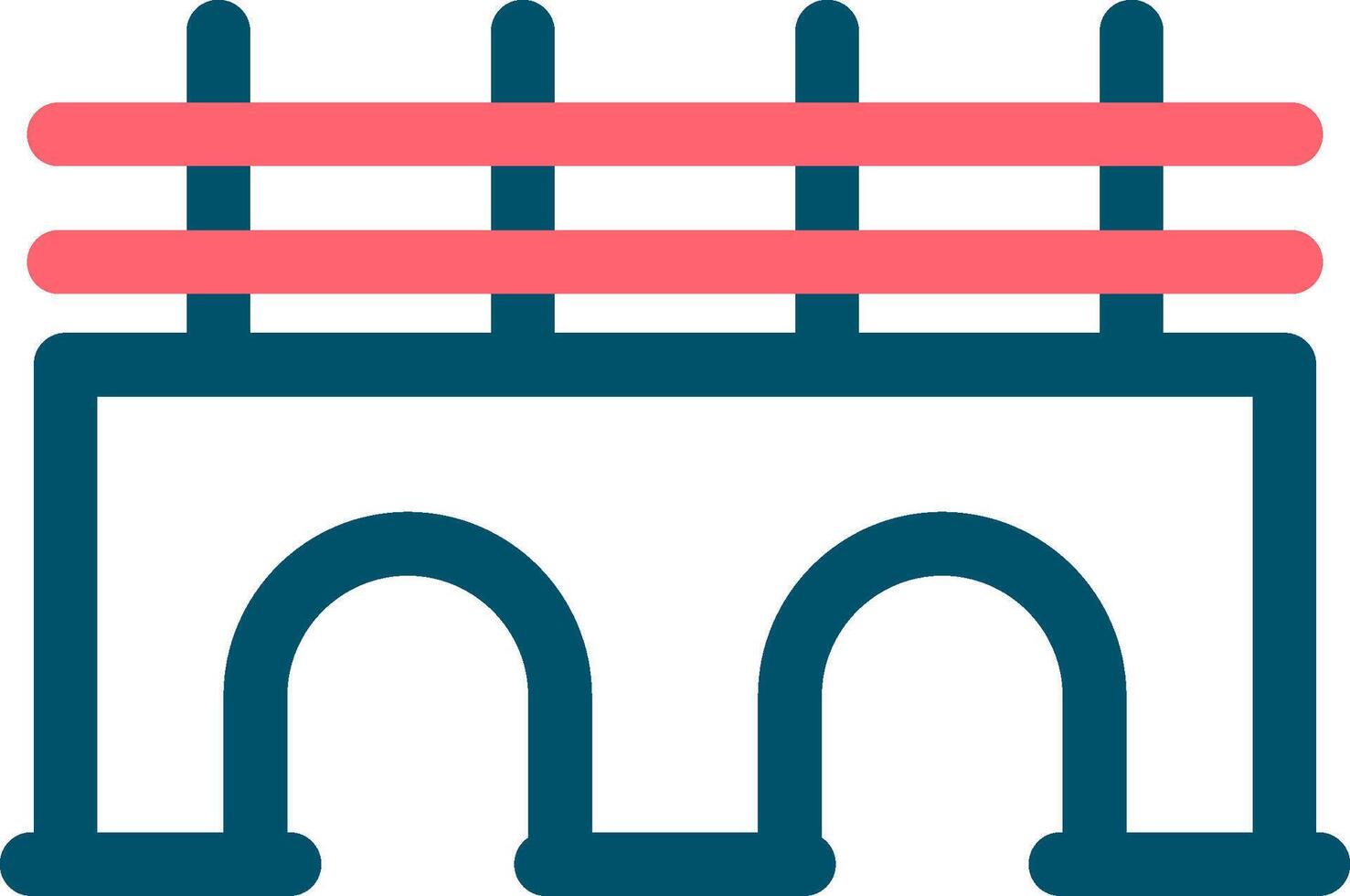 Bridge Creative Icon Design vector