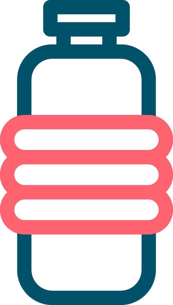 Water Bottle Creative Icon Design vector