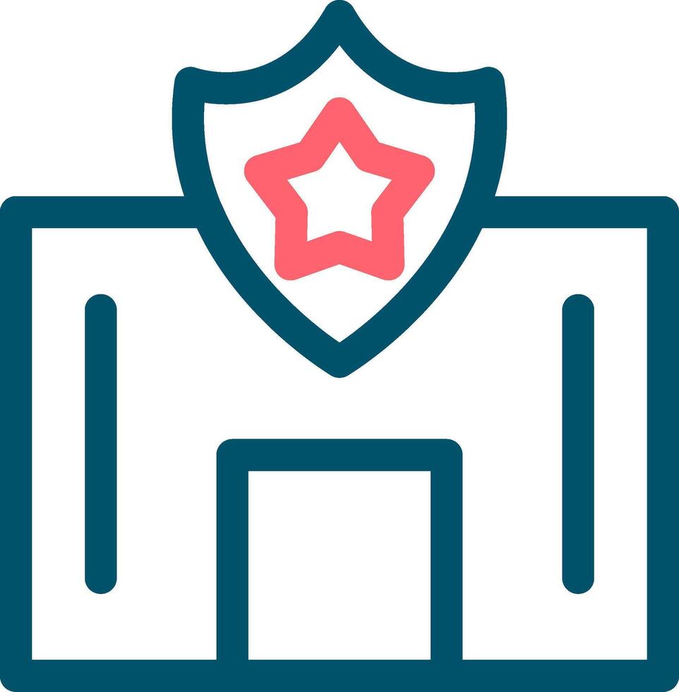 Police Station Creative Icon Design vector
