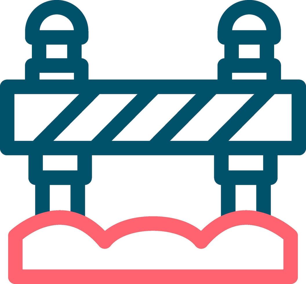 Road Block Creative Icon Design vector