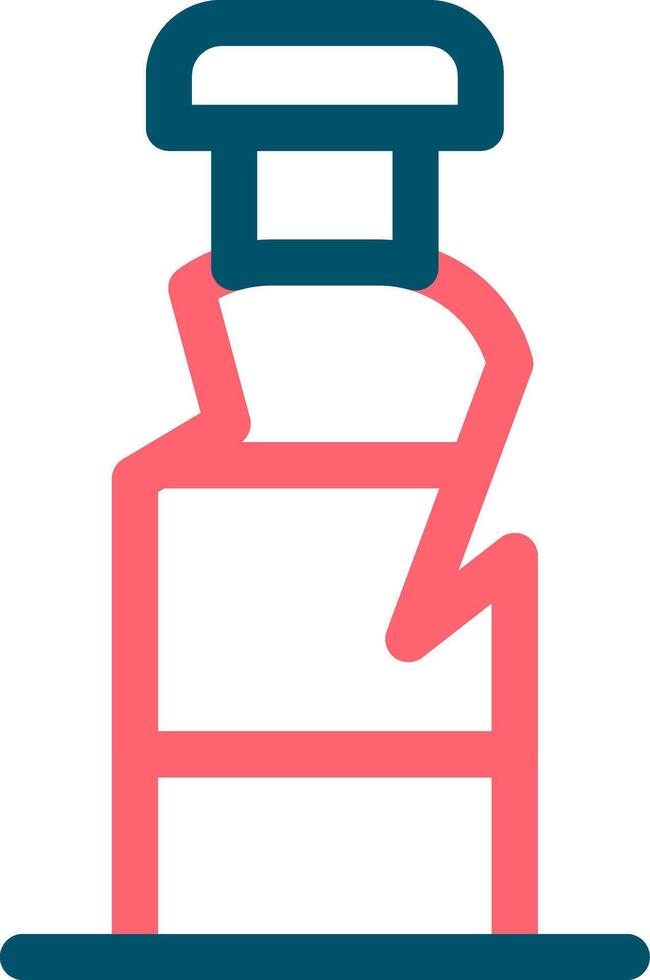 Plastic Bottle Creative Icon Design vector
