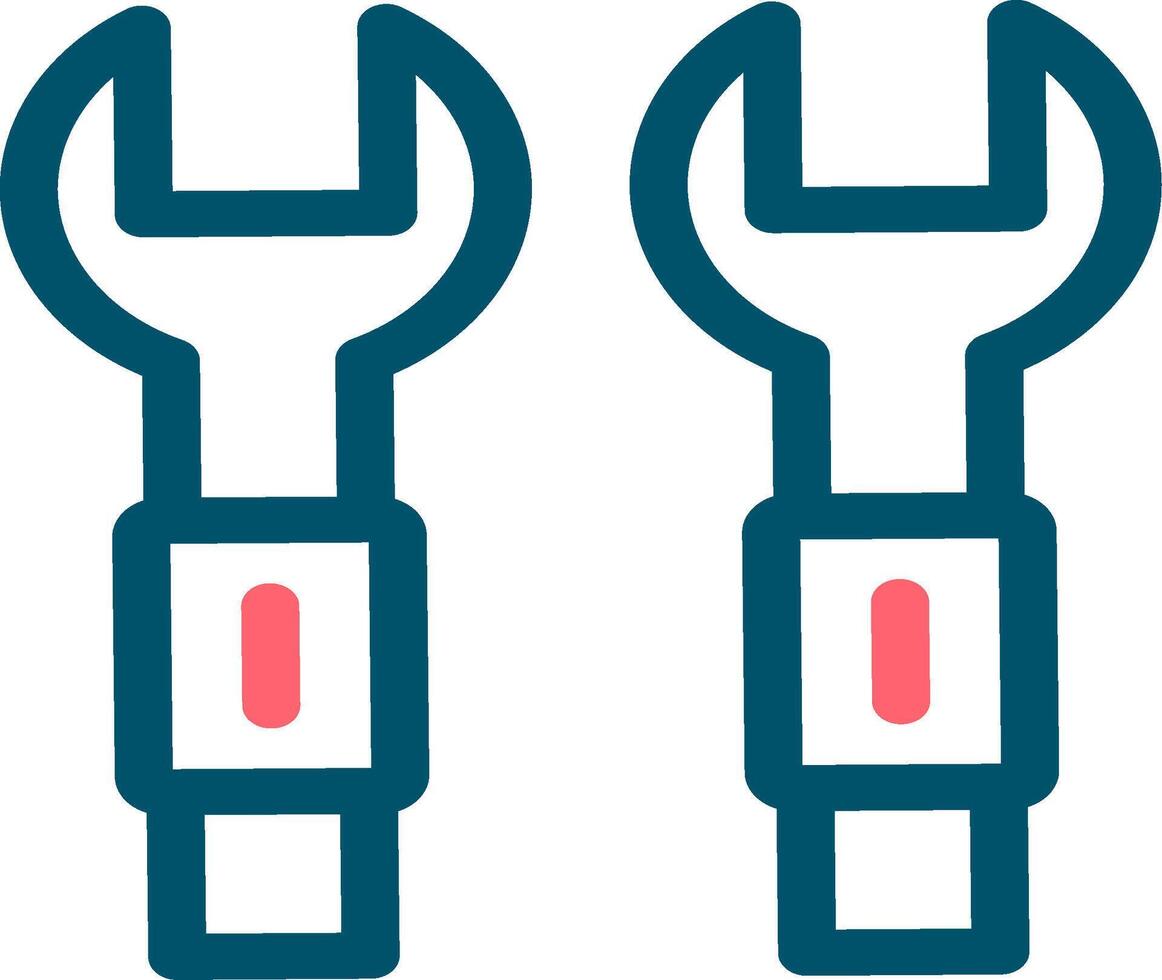 Key Mechanic Creative Icon Design vector