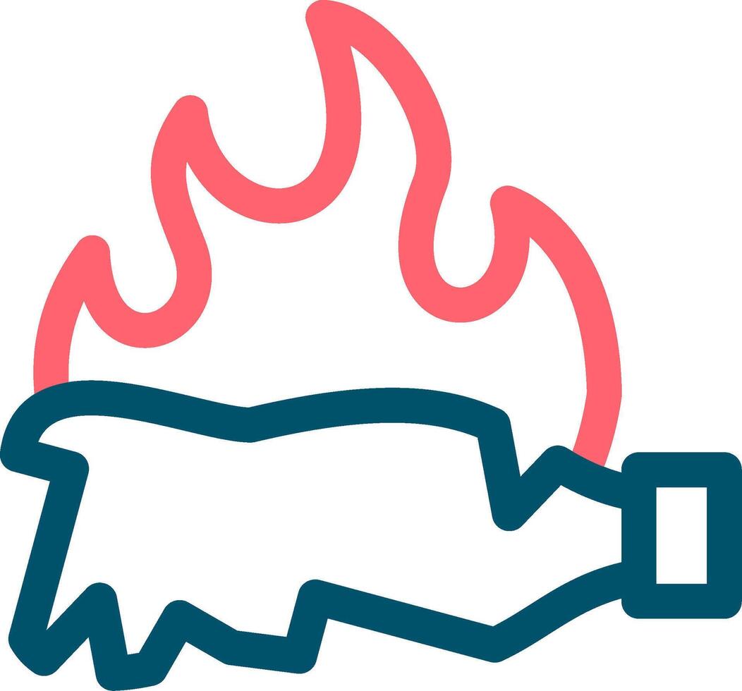 Burn Creative Icon Design vector