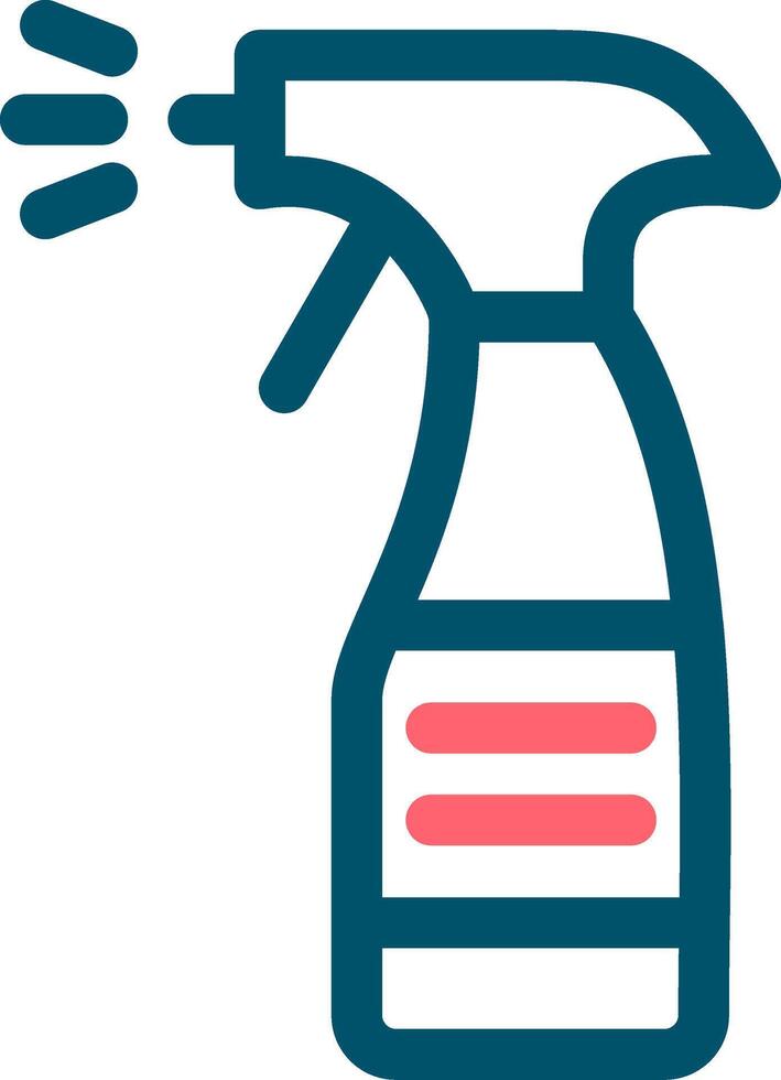 Spray Bottle Creative Icon Design vector