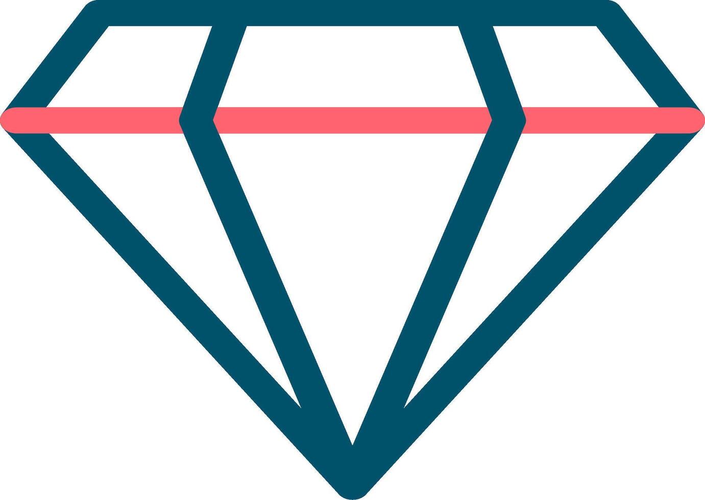 diseño de icono creativo de diamante vector