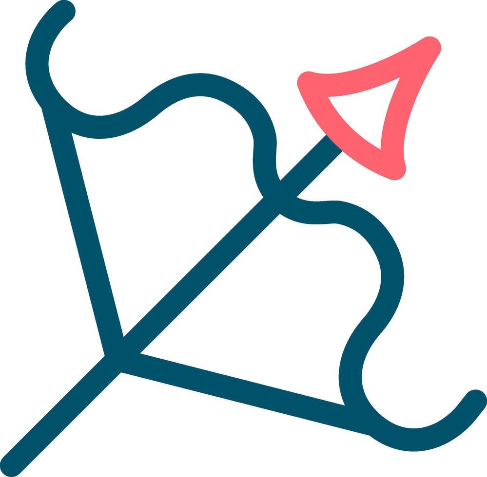 Arrow Bow Creative Icon Design vector