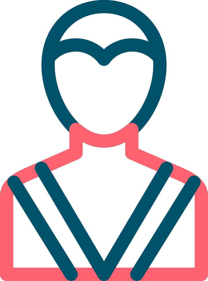 Fighter Creative Icon Design vector