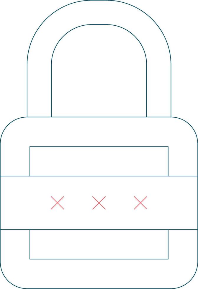 Lock Creative Icon Design vector