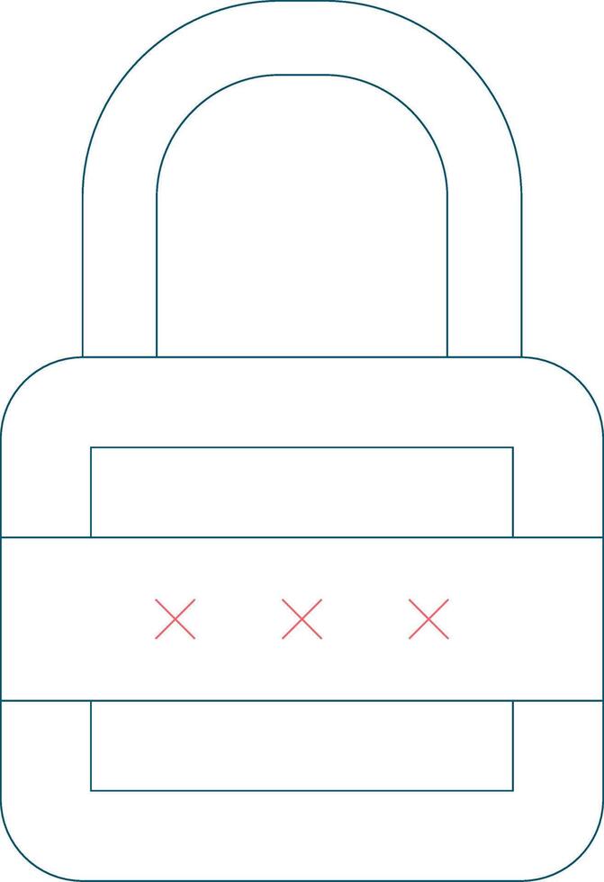 Lock Creative Icon Design vector