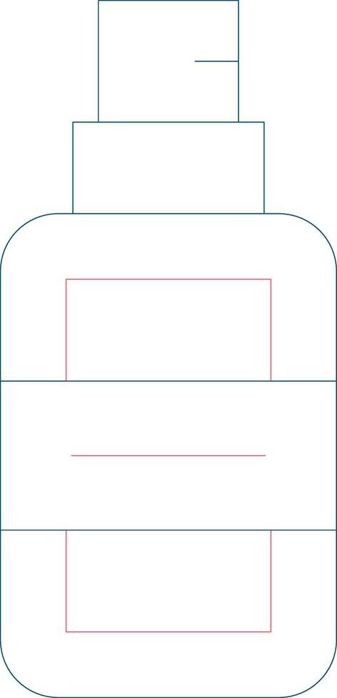 Hairspray Creative Icon Design vector