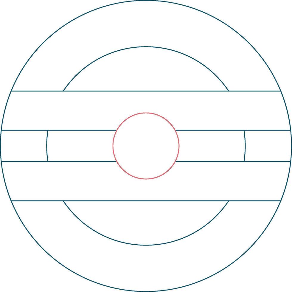 Line Two Color Design vector
