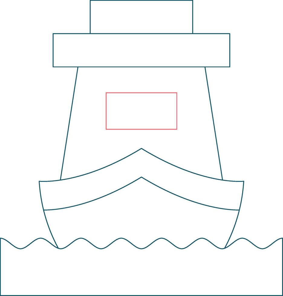 Ship Creative Icon Design vector