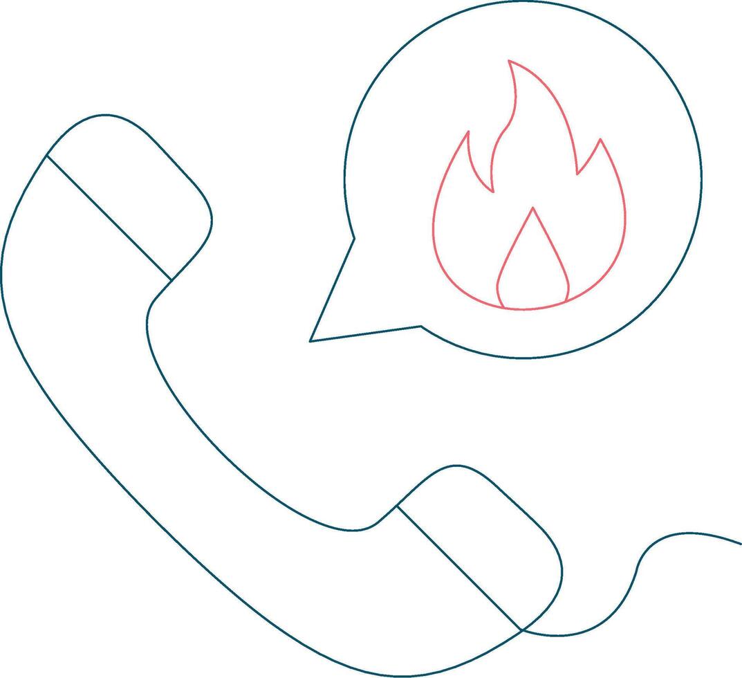 Emergency Call Creative Icon Design vector