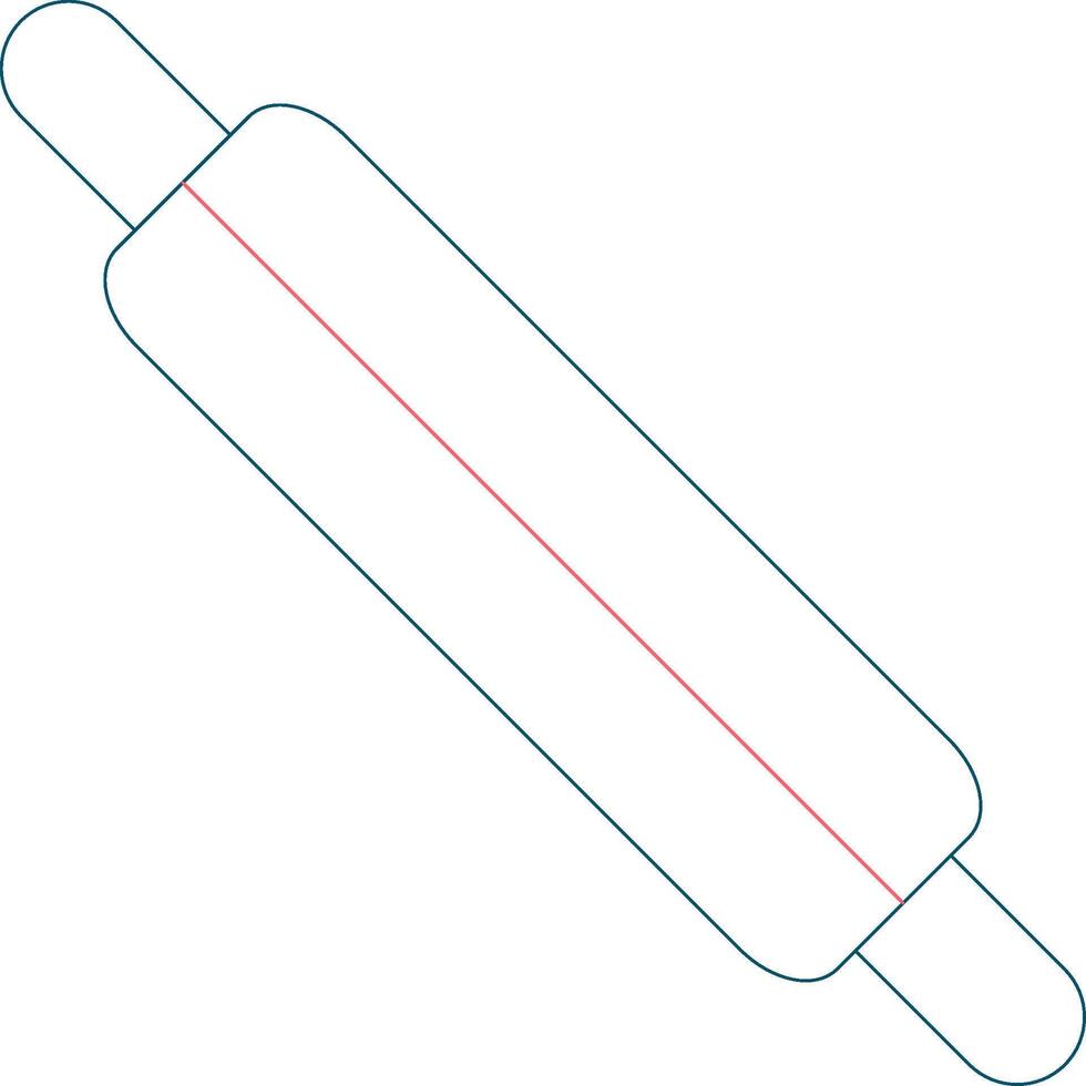 Rolling Pin Creative Icon Design vector