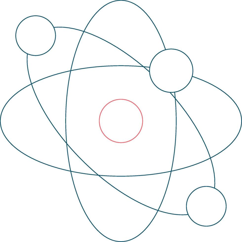 Solar System Creative Icon Design vector