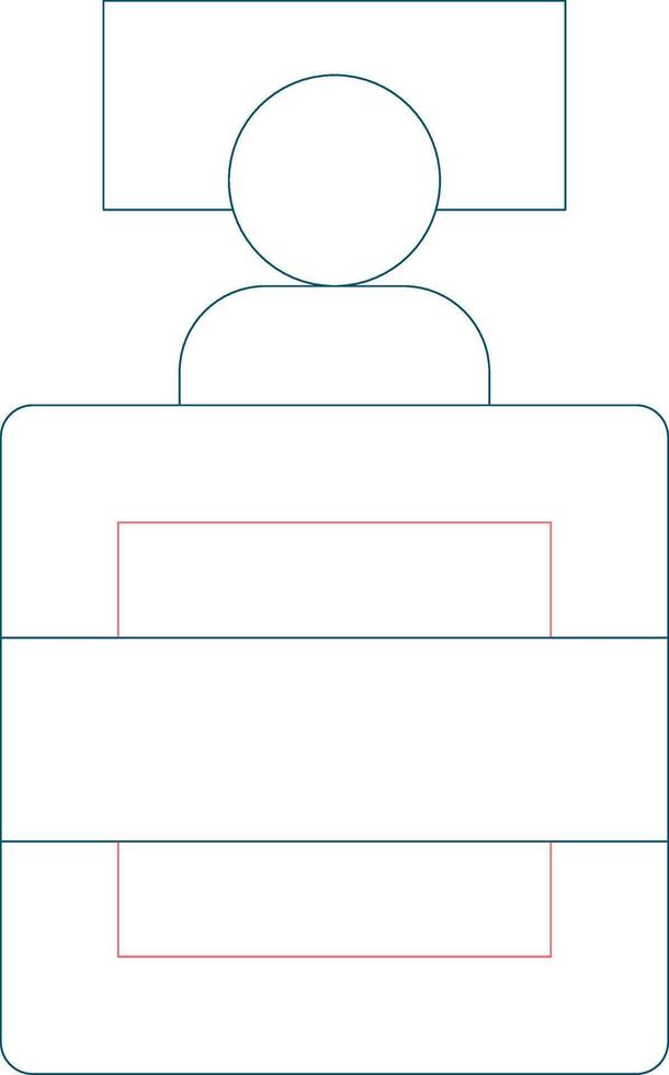 Bedroom Creative Icon Design vector