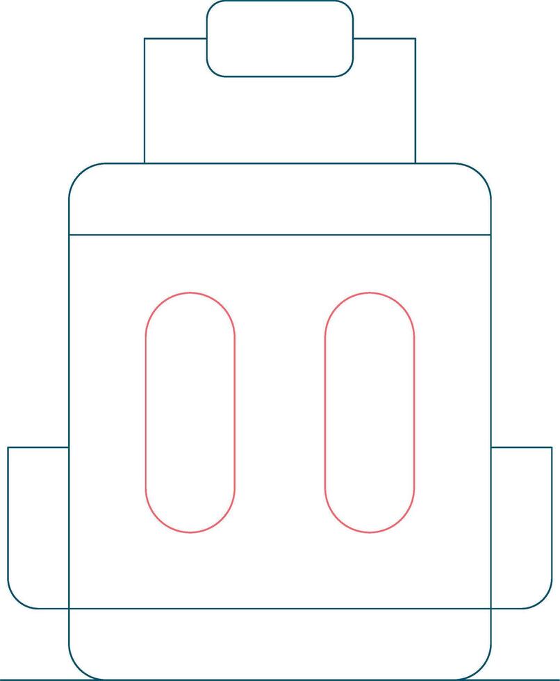 Travel Luggage Creative Icon Design vector
