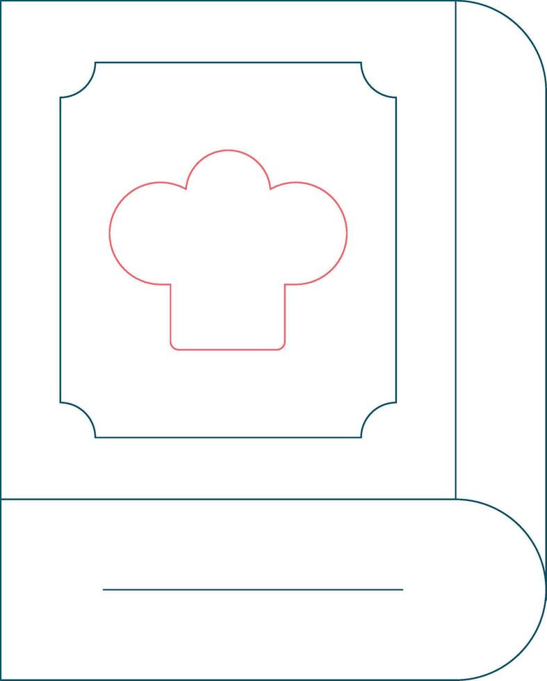 Cook Book Creative Icon Design vector