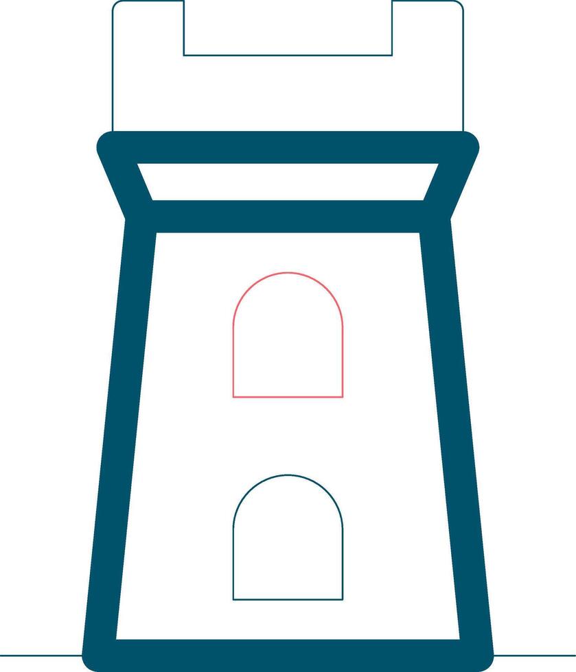 Tower Creative Icon Design vector