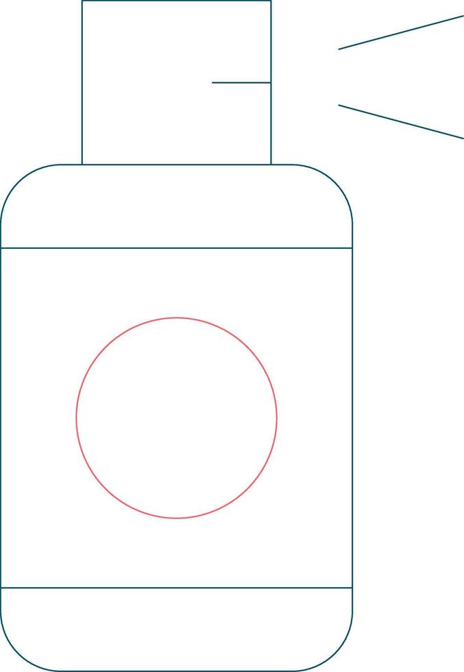 Hairspray Creative Icon Design vector