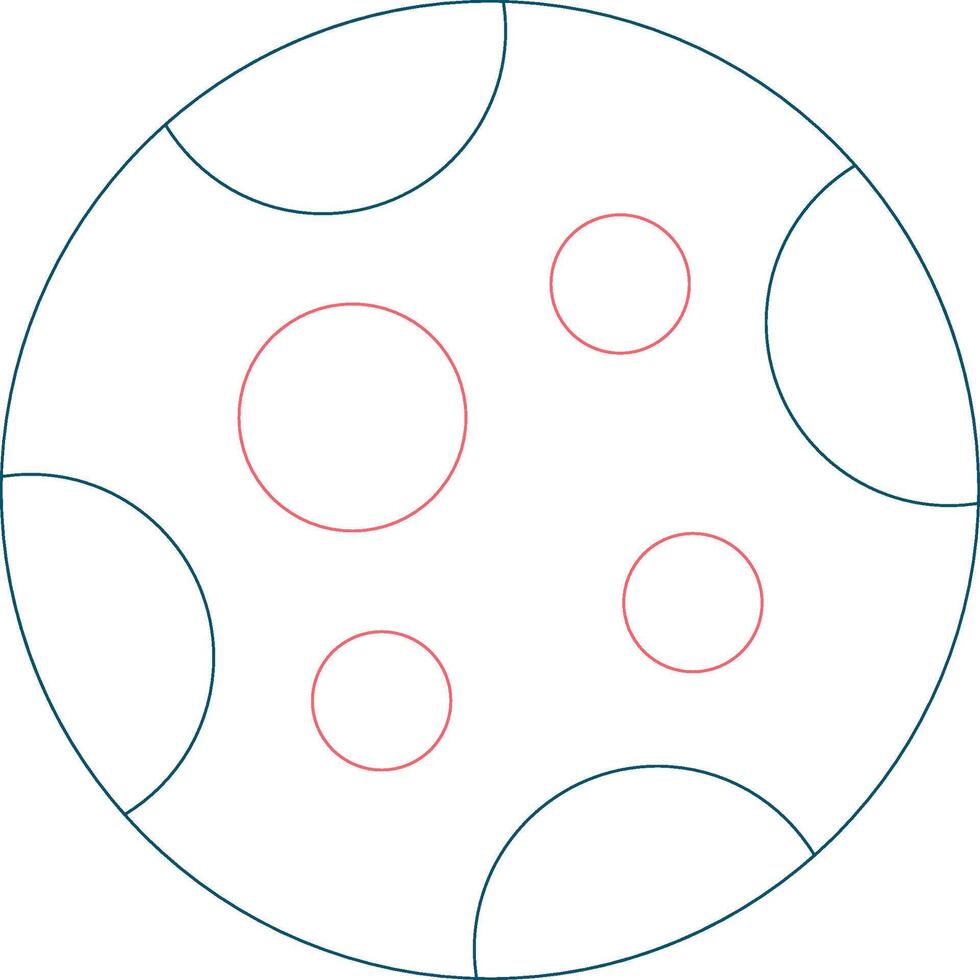 Line Two Color Design vector