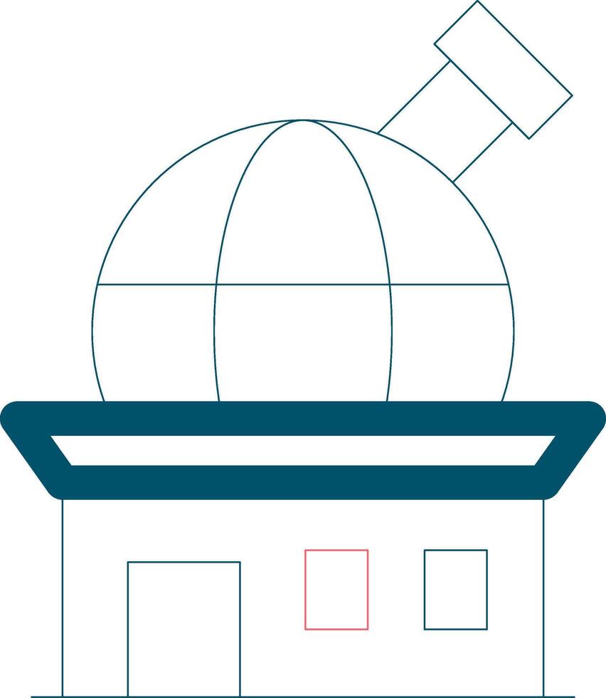 Observatory Creative Icon Design vector