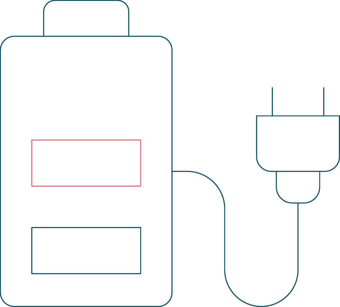 Charging Creative Icon Design vector