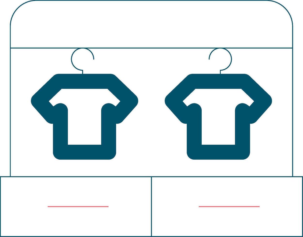 Line Two Color Design vector