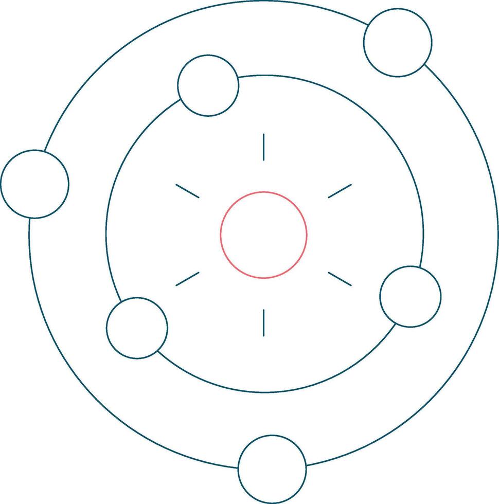 Orbit Creative Icon Design vector
